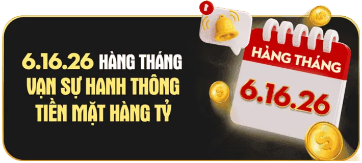 Thưởng VIP hàng tháng